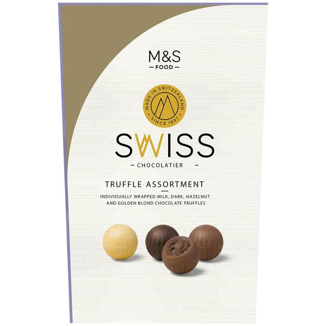 M&S Swiss Chocolate Truffle Surtment 665G