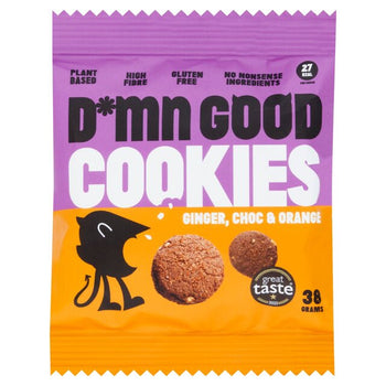 Damn Good Ginger Chocolate Orange Cookies 38g