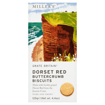 Miller's Grader Britain Dorset Red Smoked Cheese Biscuits 125g