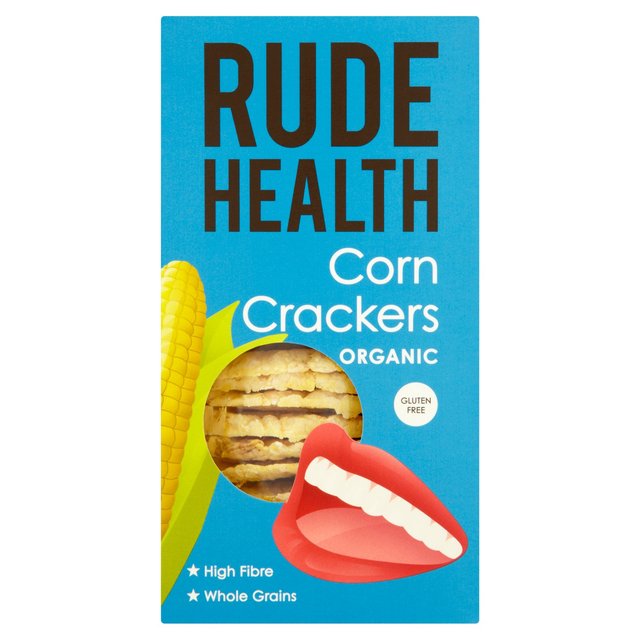 Crackers de maíz orgánico de salud grosera 130G