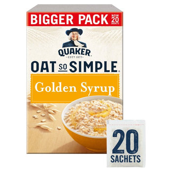 Quaker Oat So Simple Family Pack Sirop Golden Sirop Porridge 20 x 36G