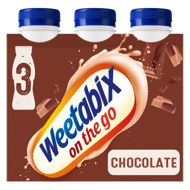 Weetabix on the get petit-déjeuner boisson chocolat 3 x 250 ml