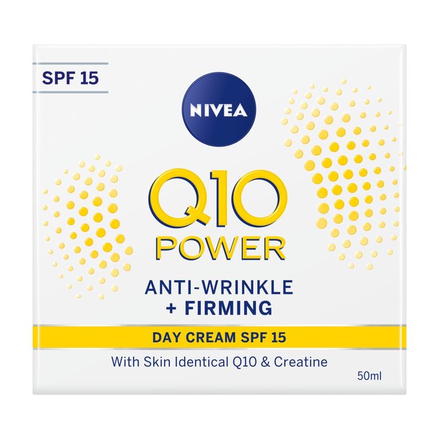 NIVEA Q10 POWER ANTI-WRINDKING & CRUPRIPTION Day Nourishing Day Cream SPF15 50ml