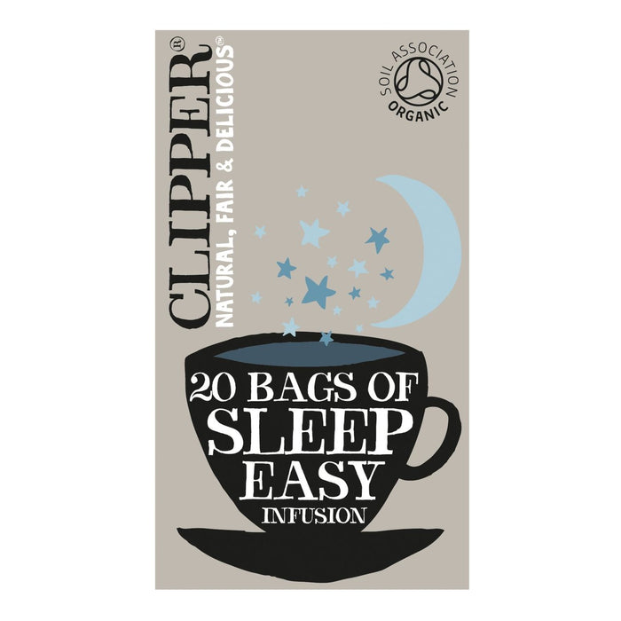 Clipper Organic Sleep Bolsas de té fáciles de infusión 20 por paquete