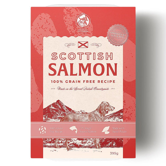 CLYDACH Farm Grain Gratis Salmón de salmón escocés Food 395G