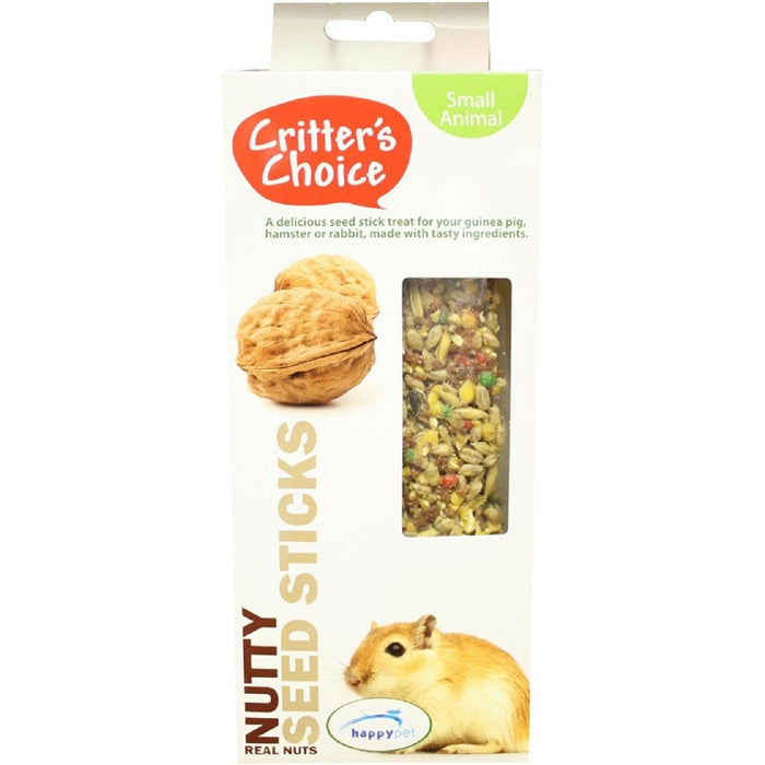 Selección de Critter's Choice Nutty Seedsticks 2 por paquete