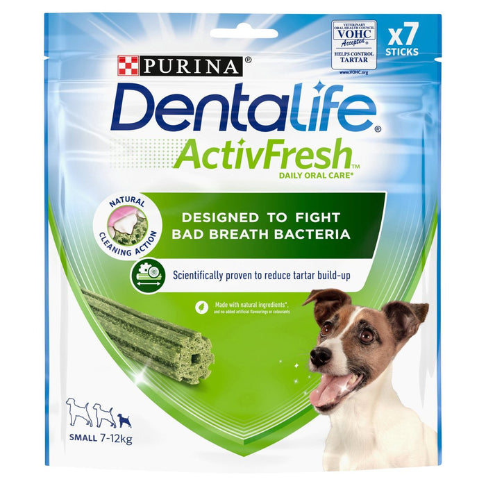 Dentalife activfresh small dog trate stick dental 7 palos