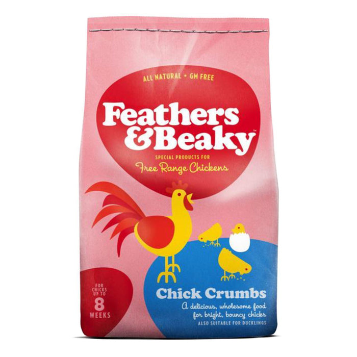 Feathers & Beaky Free Range Chick Crumbs 4kg