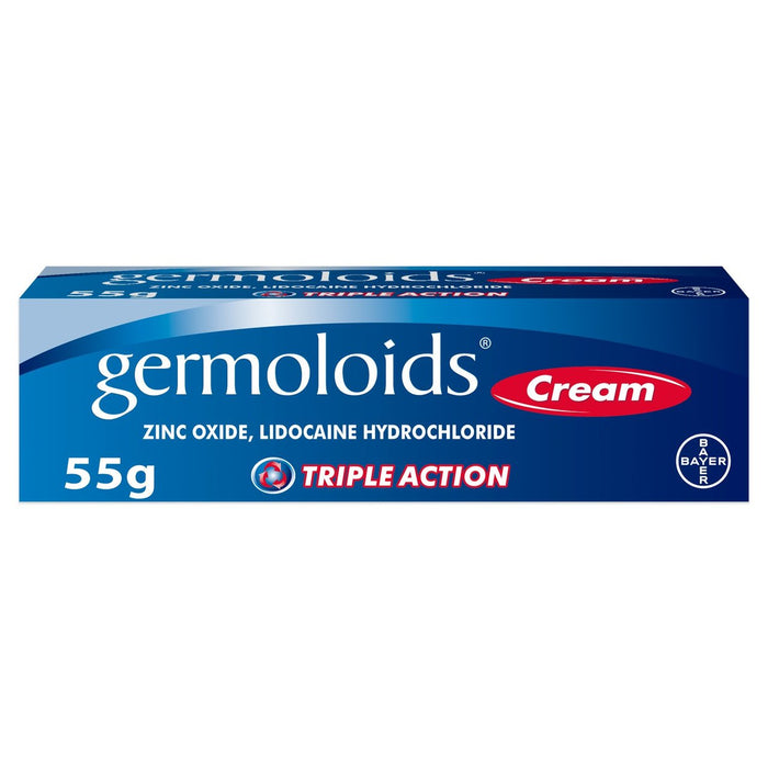 Germoloids Triple Action hémorroïdes et piles crème 55g
