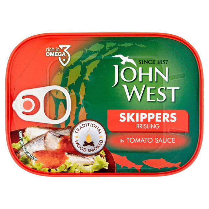 Skippers John West Brisling à la sauce tomate 106g
