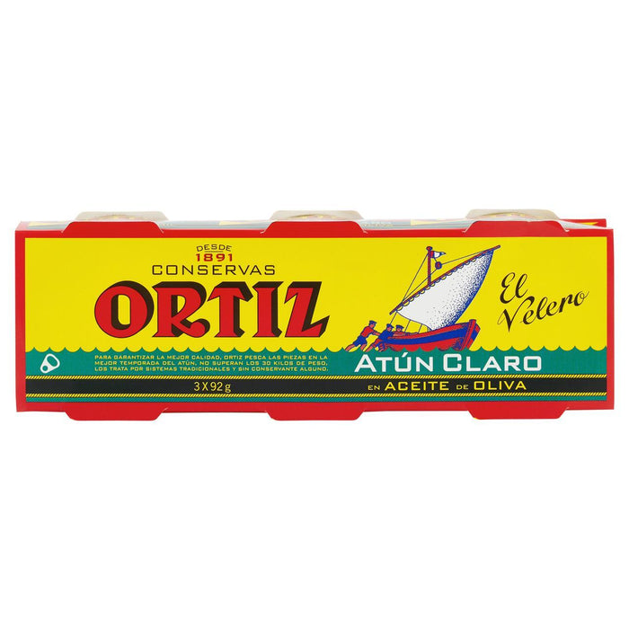 Brindisa Ortiz Fillet de atún amarillo en aceite de oliva 3 x 92g