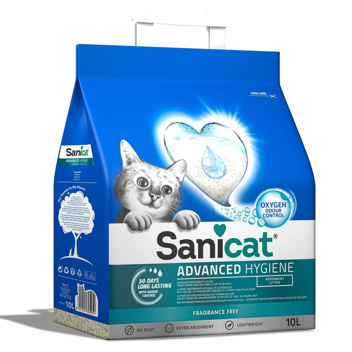 SANICAT Avanzado Higiene Cat Litter 10L