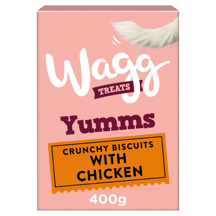Wagg'mmms Dog Treat Biscuits con pollo 400g