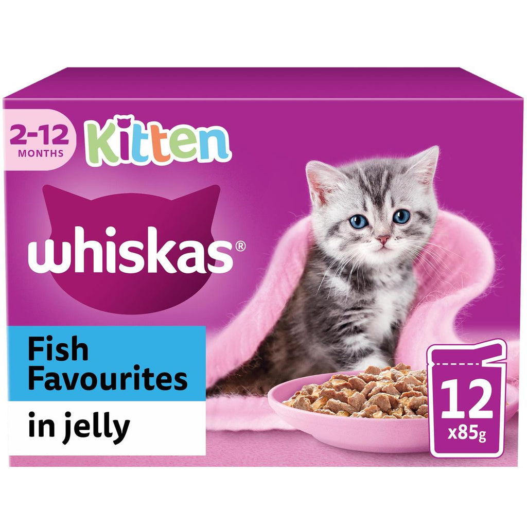 Whiskas Alimentation humide Sélection de poissons en gelée