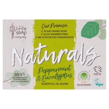 Little Soap Company Naturals Bar Seife Pfeffermint & Eucalyptus 100g