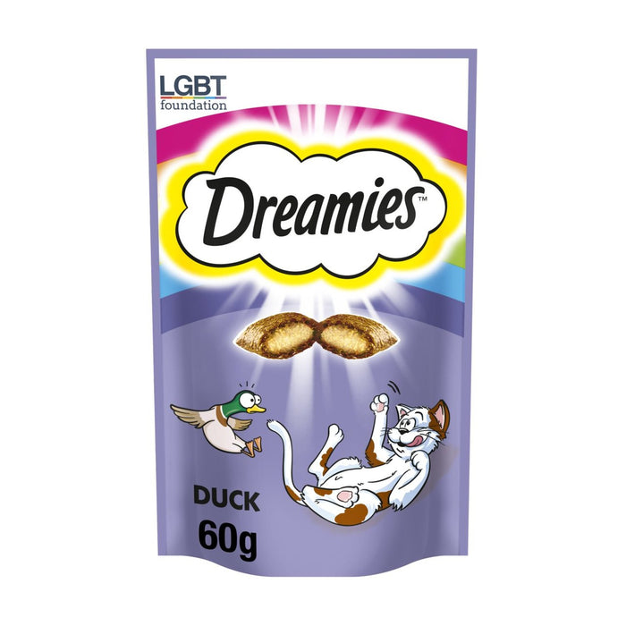 Dreamies Adult 1+ Cat Treats avec Duck 60g