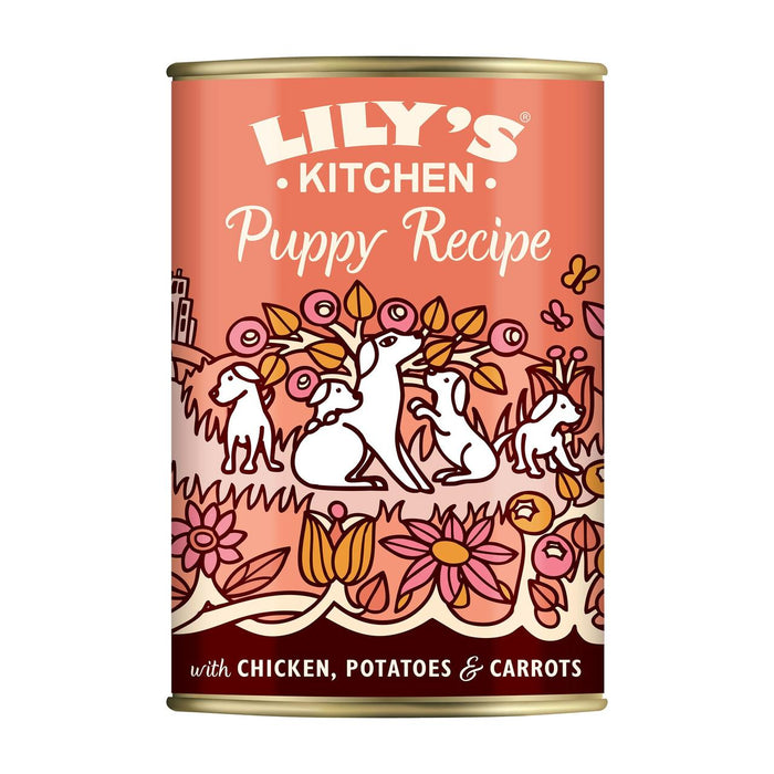 Lily's Kitchen Puppy Receta con pollo, papas y zanahorias 400G