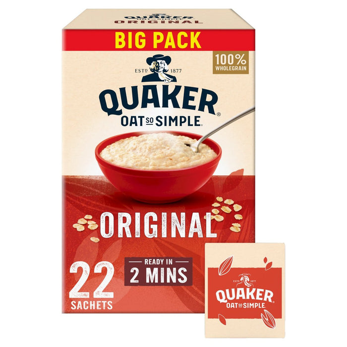 Quaker Oat So Simple Family Pack Gerna original 22 x 27g